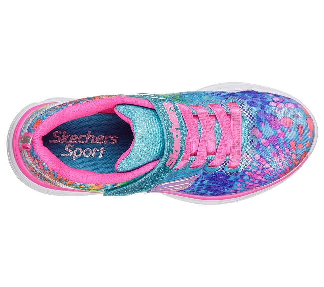 Zapatillas Skechers Con Velcro Niños - Wavy Lites Multicolor OGTHB0756